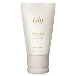 O Boticario Creme de Mãos Acetinado Hidratante Lily 50g