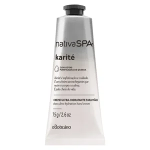 O Boticario Creme Hidratante Desodorante para Mãos Nativa SPA Karité 75g