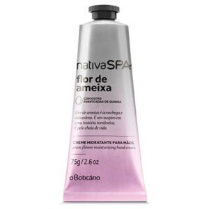 O Boticario Nativa Spa Creme Hidratante para Maos Flor de Ameixa 75g