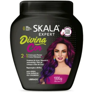 Skala Expert Creme de Tratamento Condicionador 2 em 1 Creme de tratamento Divina Cor 1000gr