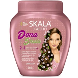 Skala Expert Creme de Tratamento Condicionador 2 em 1 Creme de tratamento Dona Skala 1000gr
