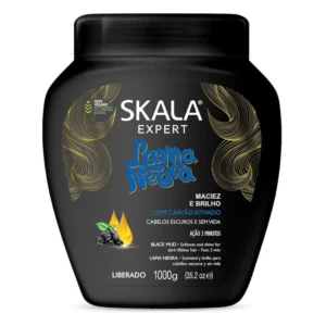 Skala Expert Creme de Tratamento Condicionador 2 em 1 Creme de Tratamento Lama Negra 1000gr