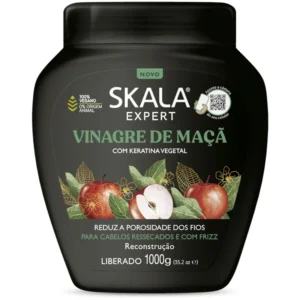 Skala Expert Creme de Tratamento Condicionador 2 em 1 Vinagre de Maçã 1000gr