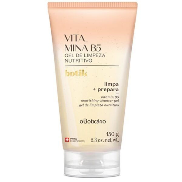O Boticario - Botik Gel de Limpeza Facial Nutritivo Vitamina B5 150g