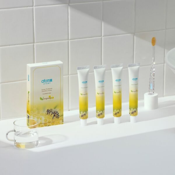 Atomy - Própolis Toothpaste Oral Care Green Tea Extract (set 4 unid 60gr cada) - Imagem 2