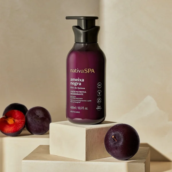 O Boticário - Nativa Spa Black Plum Ameixa Negra Hidratante Corporal 400ml - Imagem 2