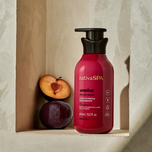 O Boticário - Nativa Spa Plum / Ameixa Hidratante Corporal 400ml - Imagem 3