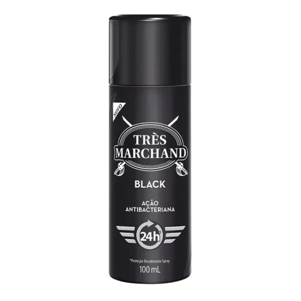 Três Marchand - Black Desodorante Spray 100ml