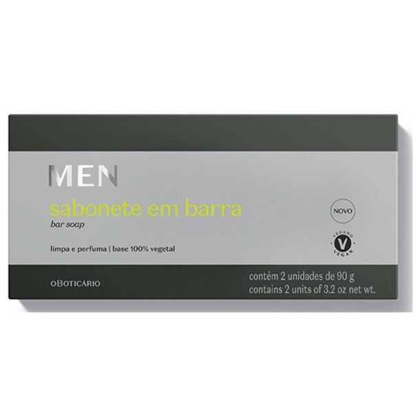 O Boticário - Men Sabonete em barra 2x90g - Imagem 2
