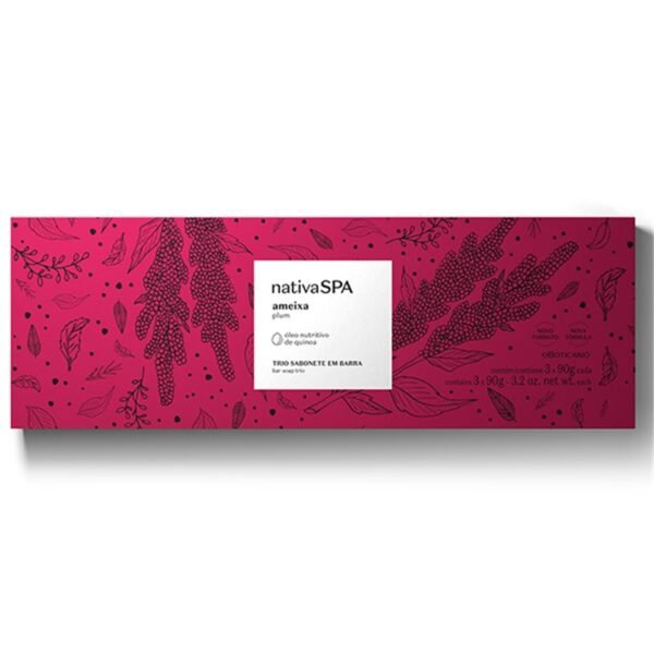 O Boticario Nativa Spa Sabonete Ameixa 3x90g - Imagem 2