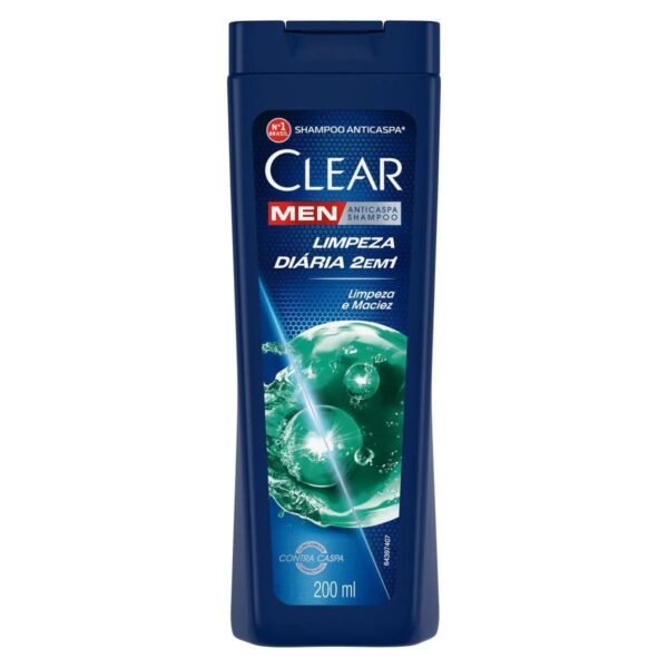 Clear - Shampoo Anticaspa Clear Men Limpeza Diária 2 em 1 200ml