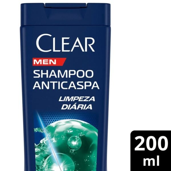 Clear - Shampoo Anticaspa Clear Men Limpeza Diária 2 em 1 200ml - Imagem 2