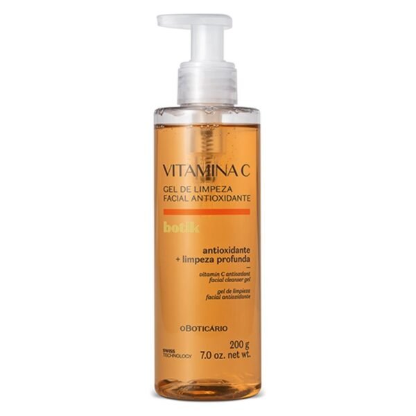 O Boticário - Botik Gel de Limpeza Facial Vitamina C 200g