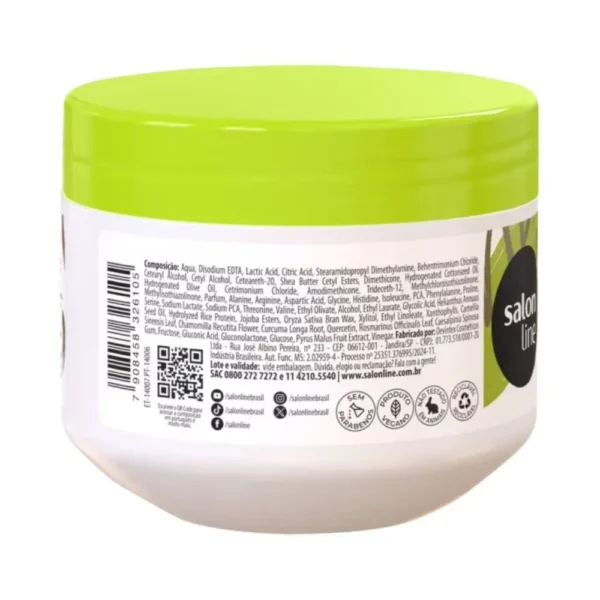 Salon Line - Meu Liso ESCUDO ANTIPOROSIDADE Máscara 300g - Imagem 2