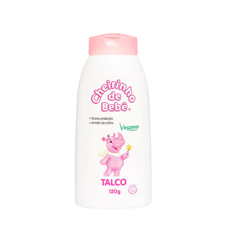 Cheirinho de Bebê - Rosa Talco 120g1