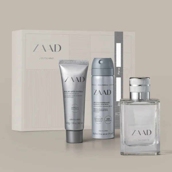 Kit Presente O Boticario Zaad (3 itens)