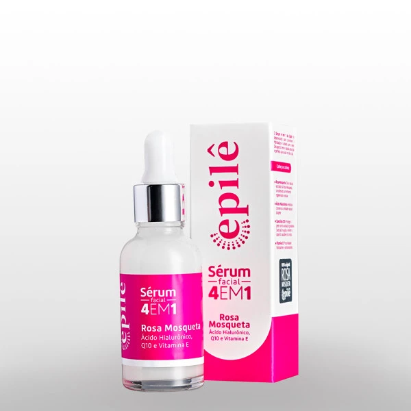 Epilê - Sérum Facial 4 em 1 Rosa Mosqueta 30ml