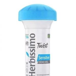 50%off Herbíssimo Twist Creme Desodorante Antiperspirante - Sensitive 45g (Validade 12/2025)