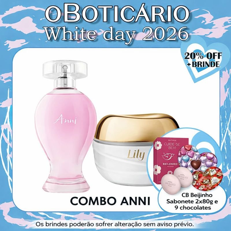 O Boticario White day COMBO ANNI