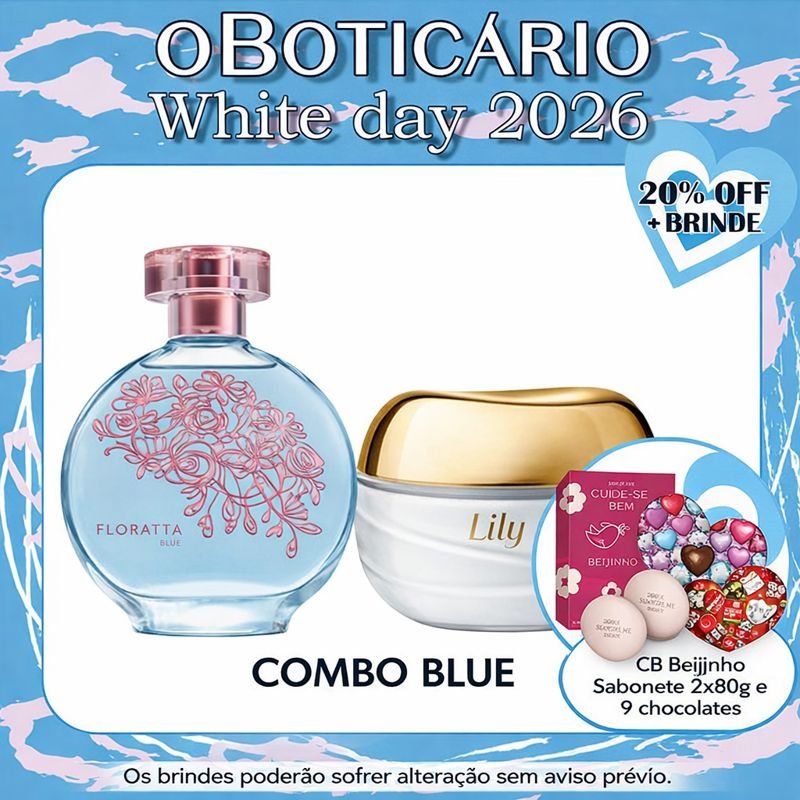 O Boticario White day COMBO BLUE