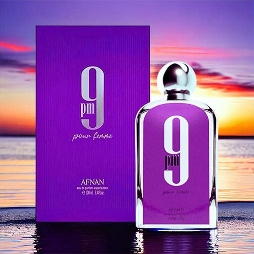 AFNAN 9PM POUR FEMME Purple EDP 100ML